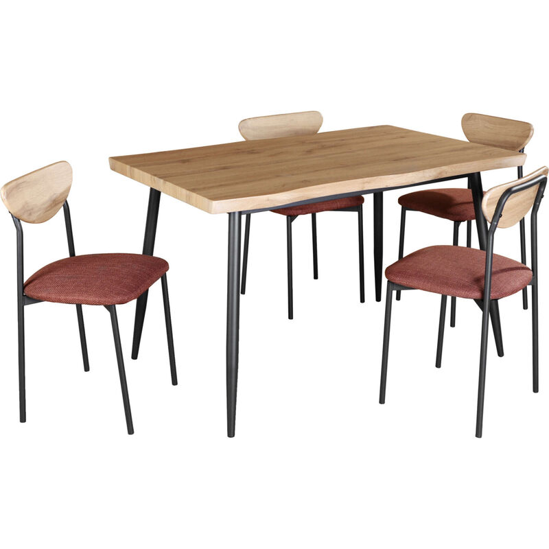 Conjunto Mesa e 4 Cadeiras Barbera Kasa
