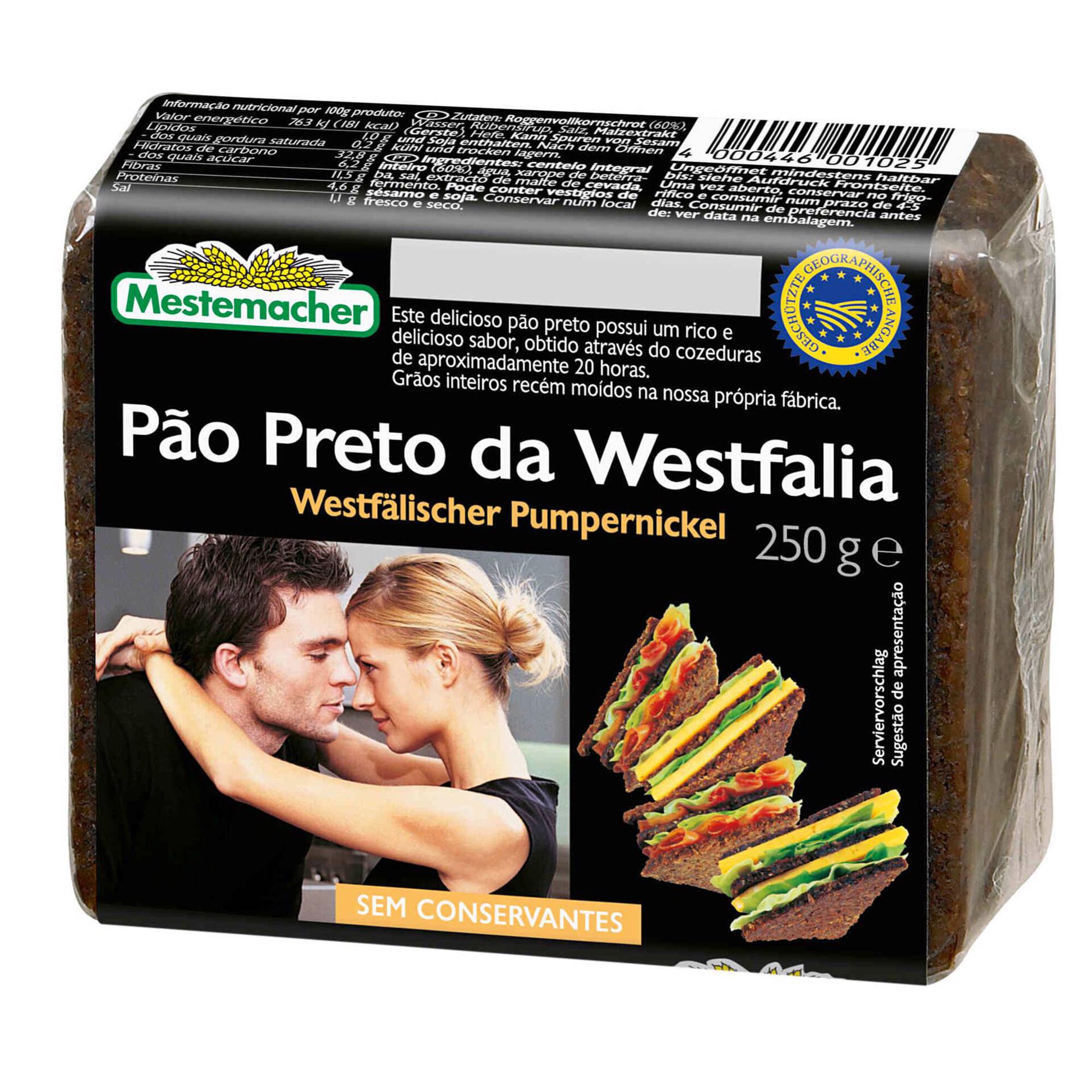 Pão Preto Westfalia