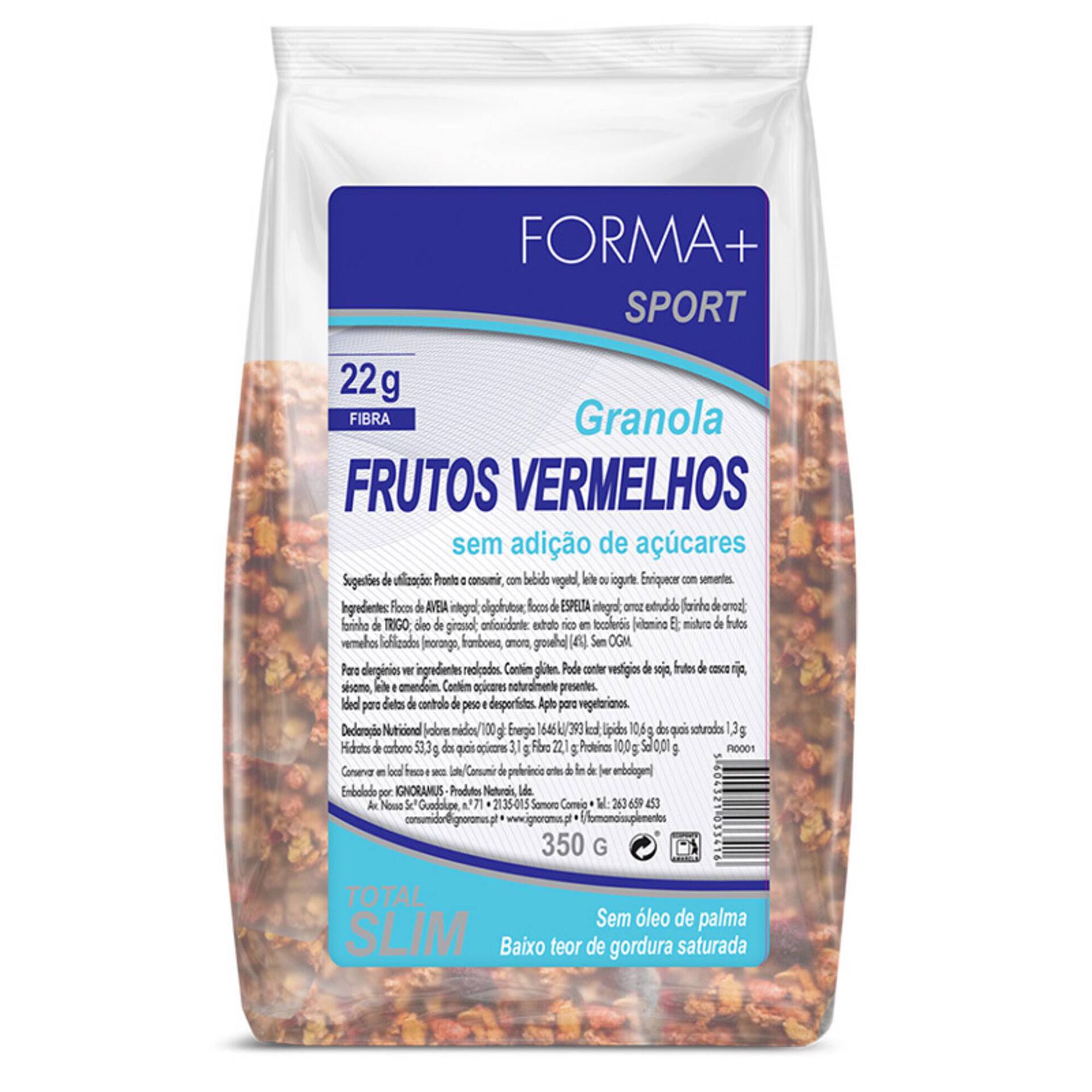 Granola Frutos Vermelhos sem Açúcar Granola Frutos Vermelhos sem Açúcar