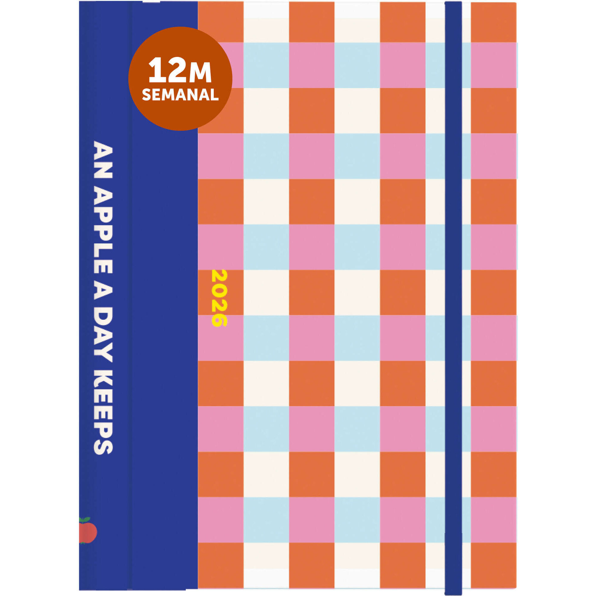 Agenda A5 2026 Espiral 12 Meses (várias cores)