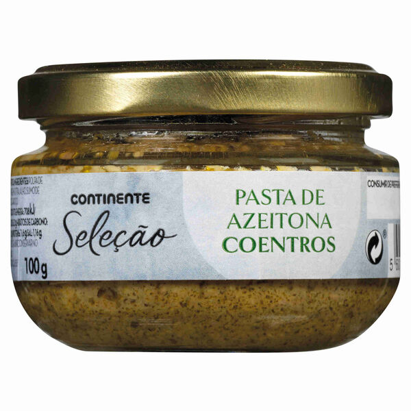 Pasta de Azeitona Verde com Coentros Continente Seleção