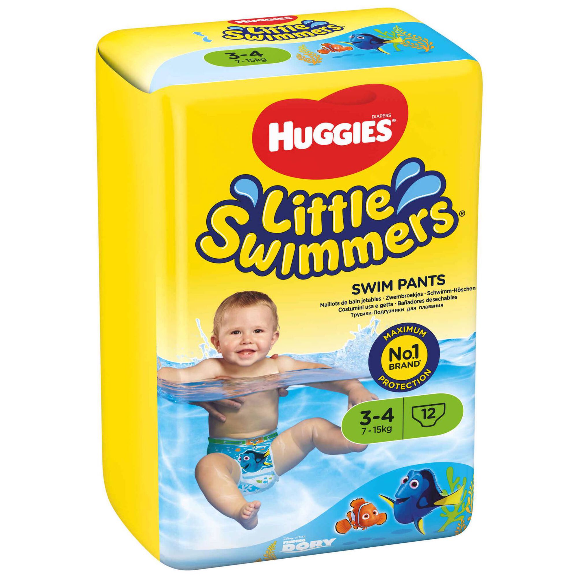 Cuecas Banho Little Swimmers 7-15kgs T3-4 Cuecas Banho Little Swimmers 7-15kgs T3-4