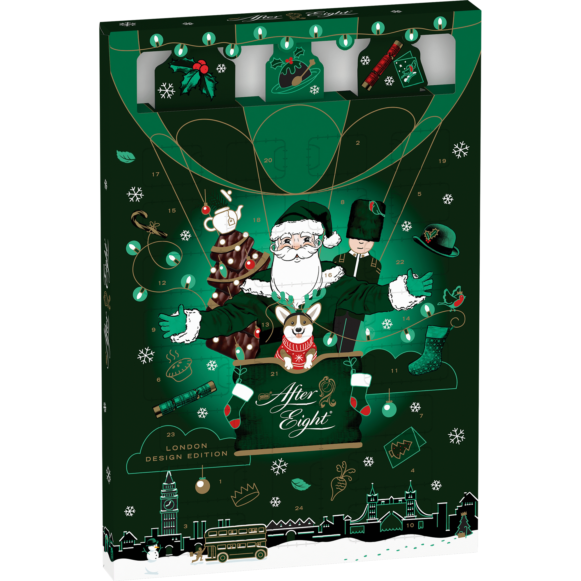 Calendário do Advento Chocolate Negro com Menta Calendário do Advento Chocolate Negro com Menta