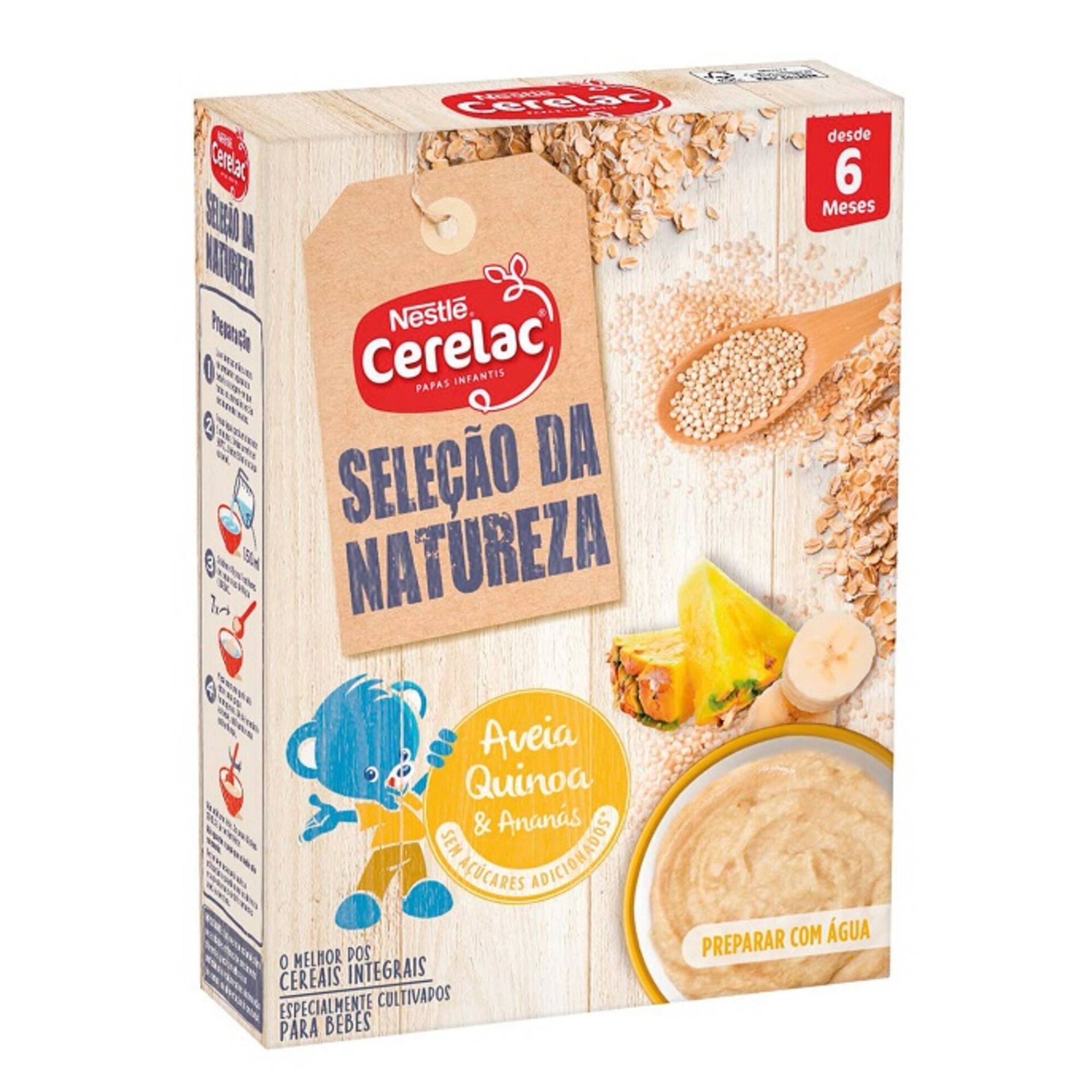 Papa Infantil Láctea Aveia, Quinoa e Ananás +6 Meses Papa Infantil Láctea Aveia, Quinoa e Ananás +6 Meses