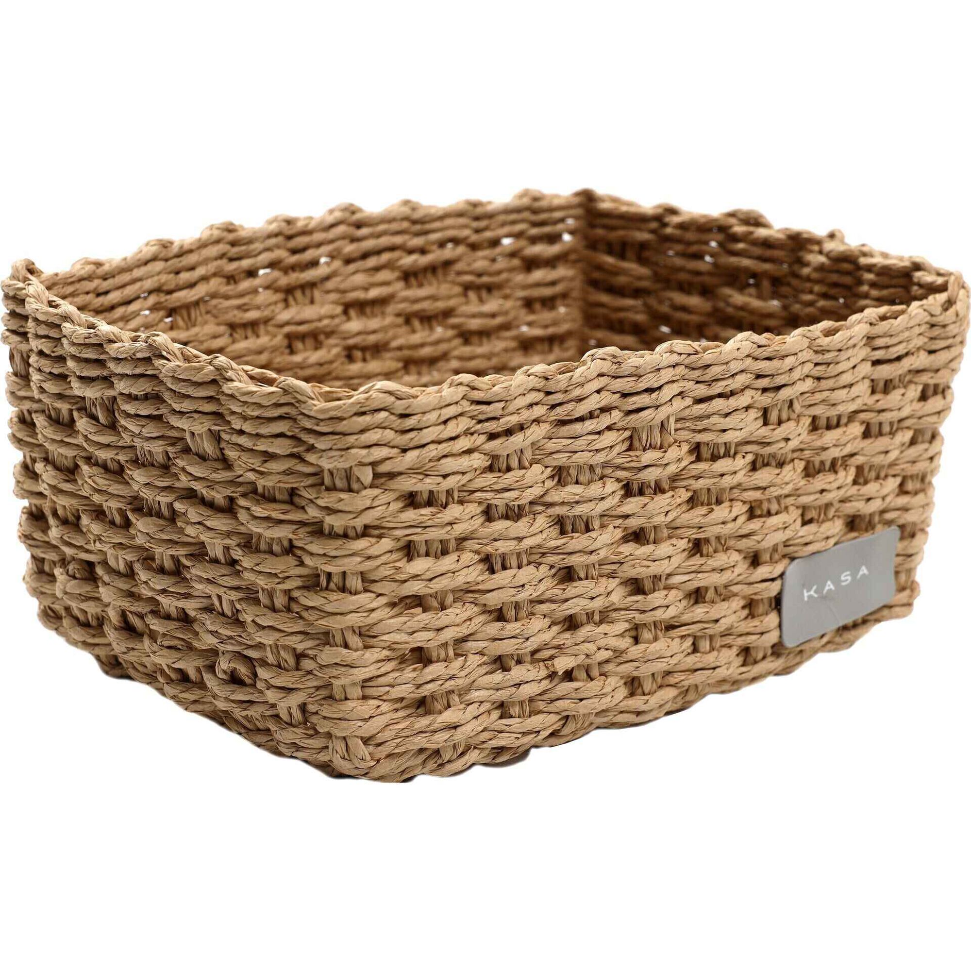 Cesto WC Retangular 23x17x11cm Bege