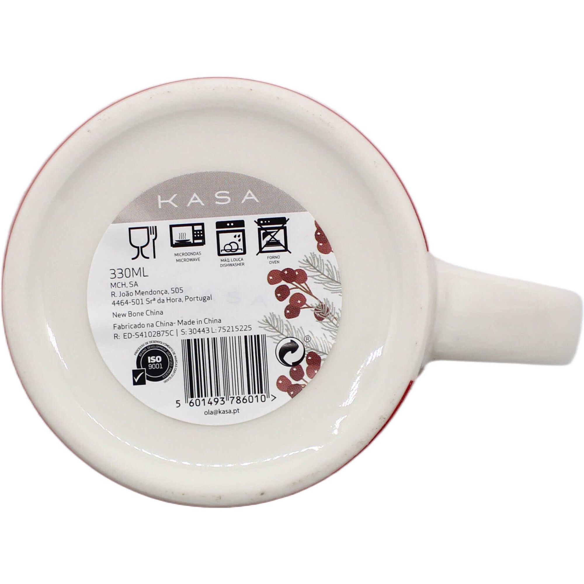 Caneca Vermelha Gatos Christmas