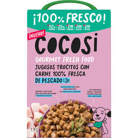 Comida Semi-h&uacute;mida para c&atilde;o Adulto Peixe Cocosi