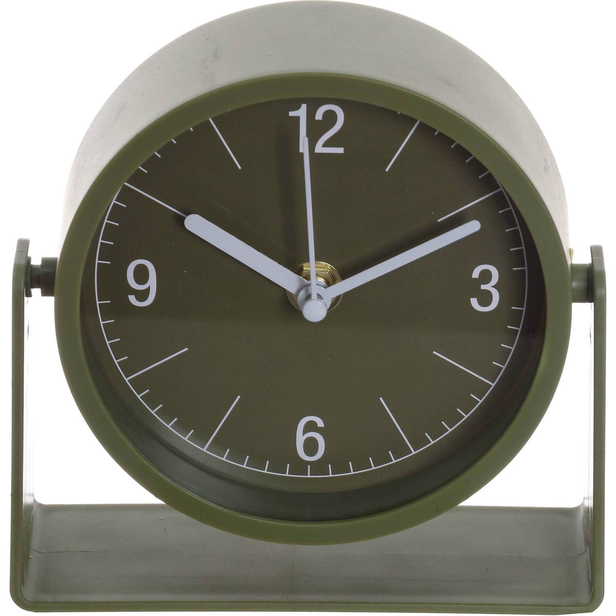 Rel&oacute;gio Verde com Base Kasa