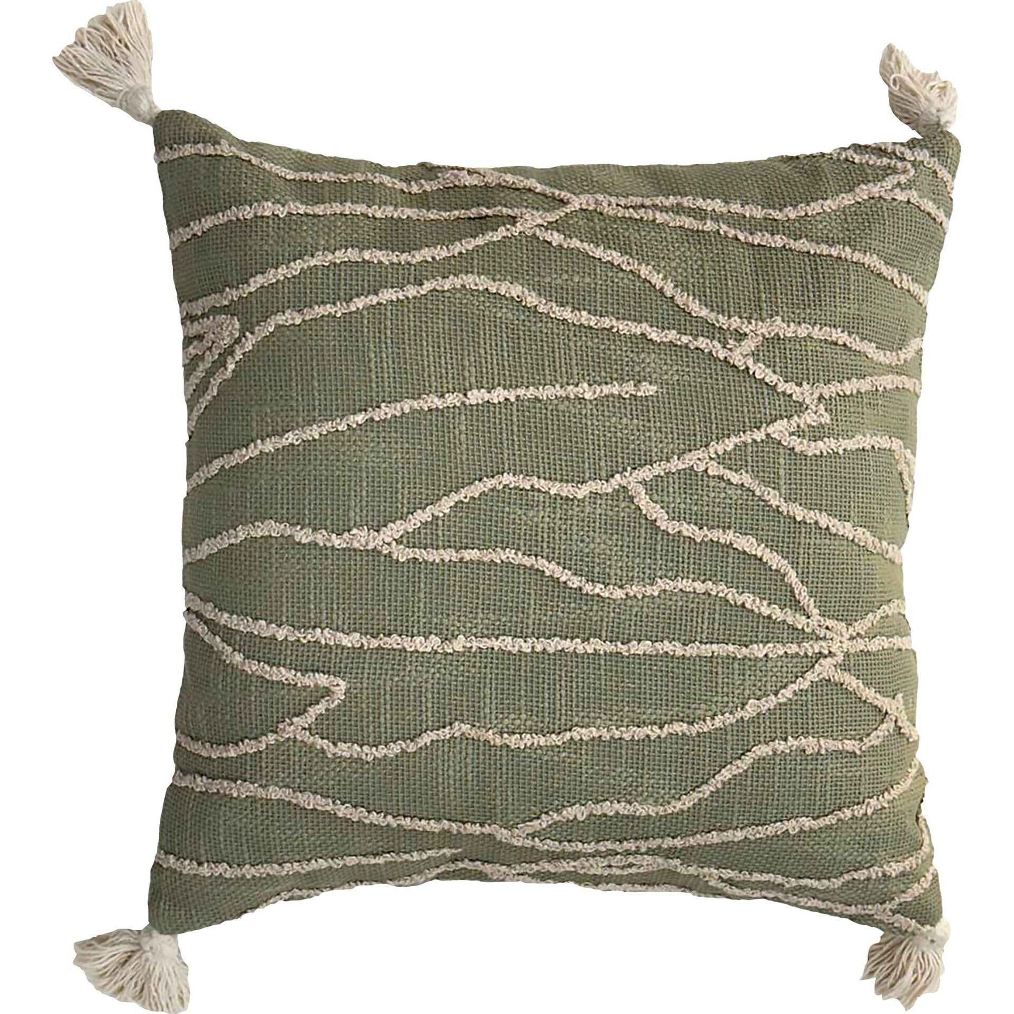Almofada 45x45cm com Linhas em Chenille