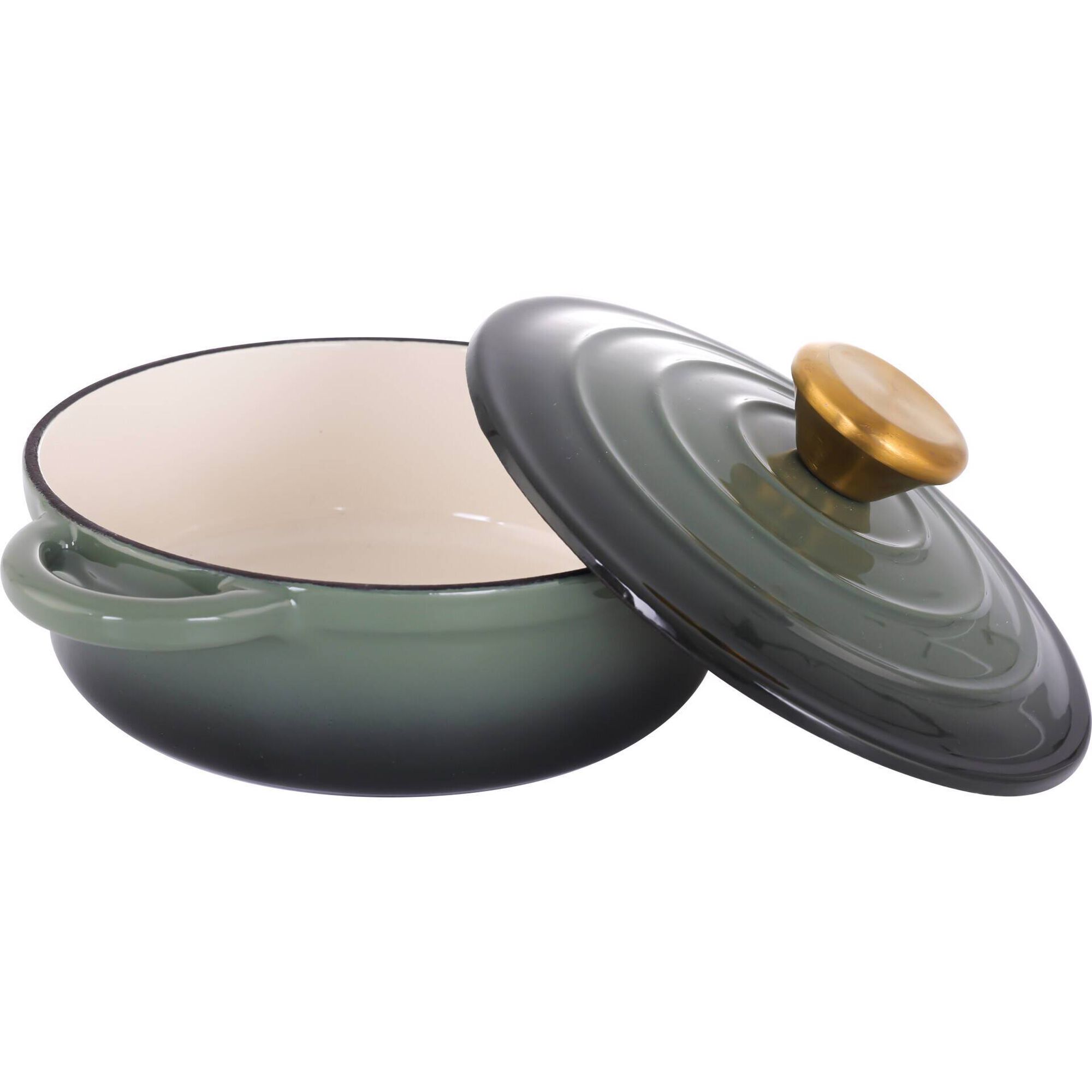 Mini Caçarola Baixa Ferro Fundido 18cm Rosemary