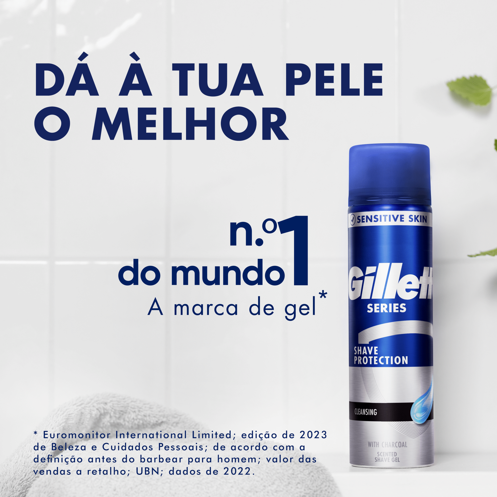Gel de Barbear Limpeza Series Gillette