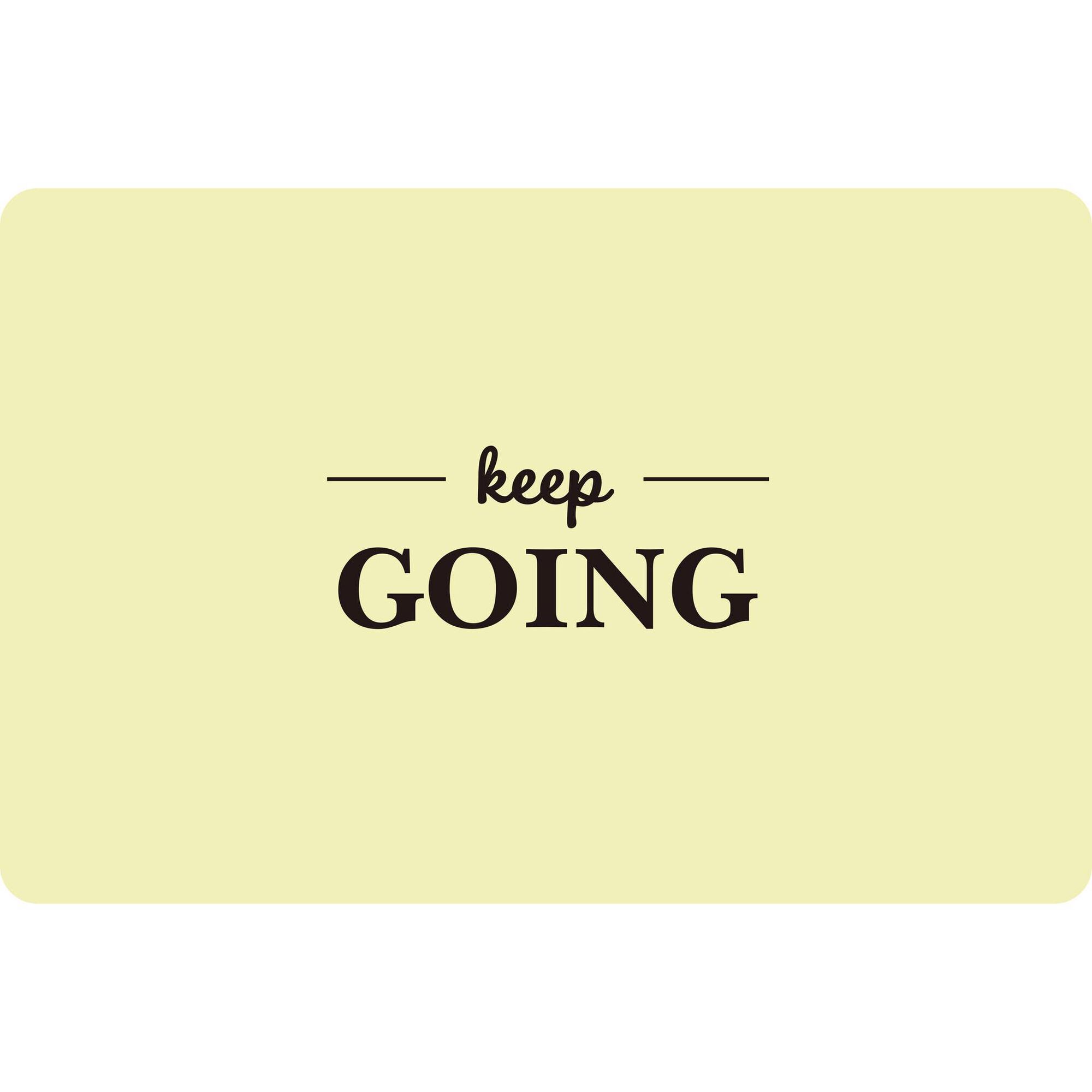 Individual PVC Keep Going Kasa