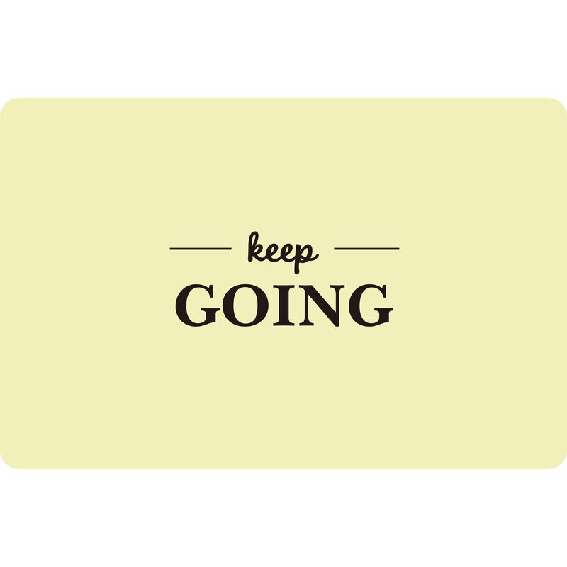 Individual PVC Keep Going Kasa