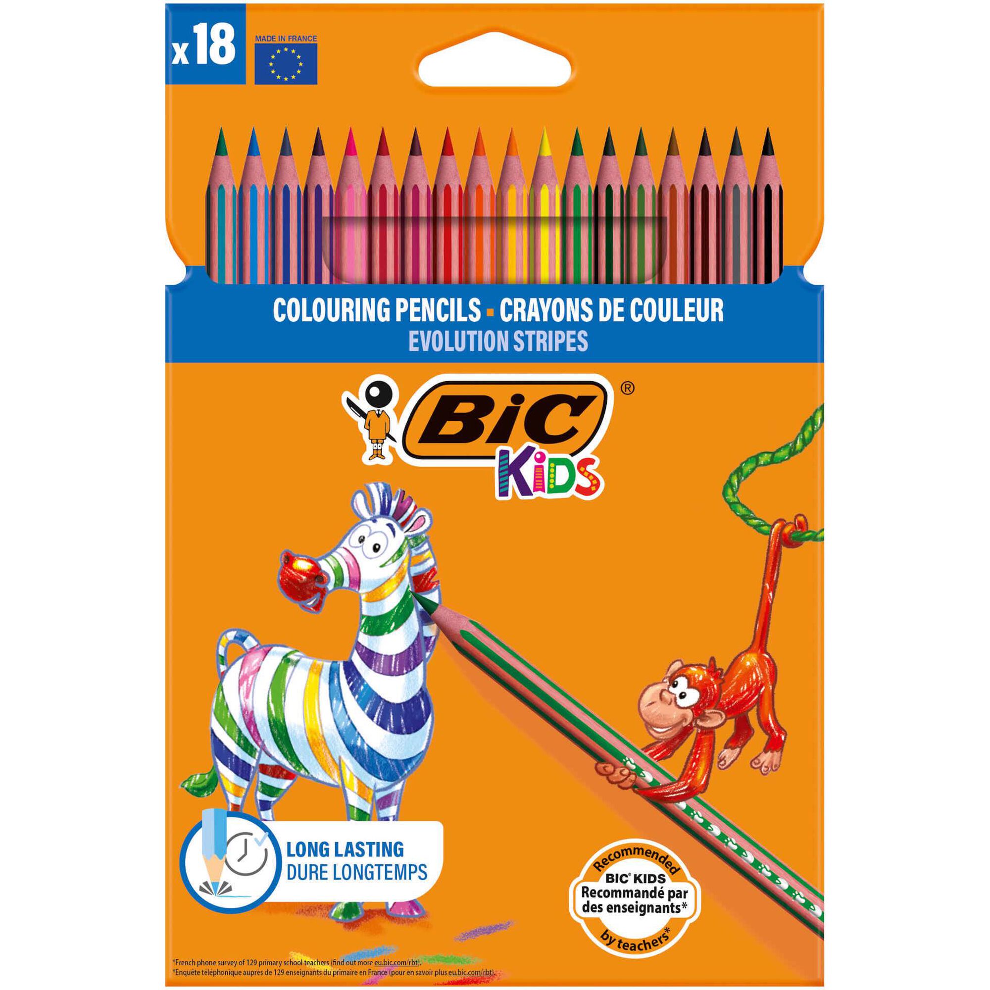 Lápis de Cor Kids Evolution Stripes Lápis de Cor Kids Evolution Stripes