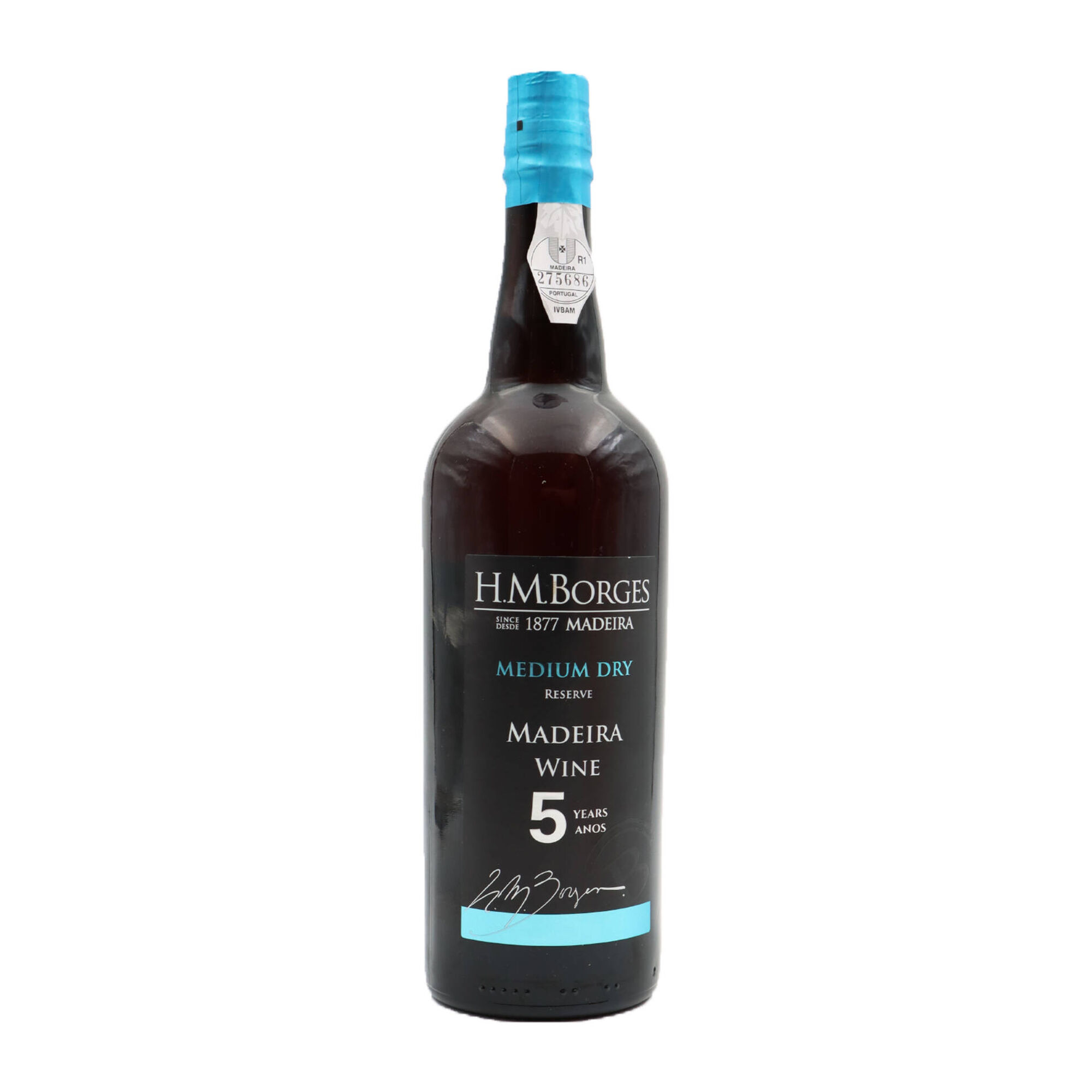 H M Borges Reserva 5 Anos Meio Seco Vinho da Madeira
