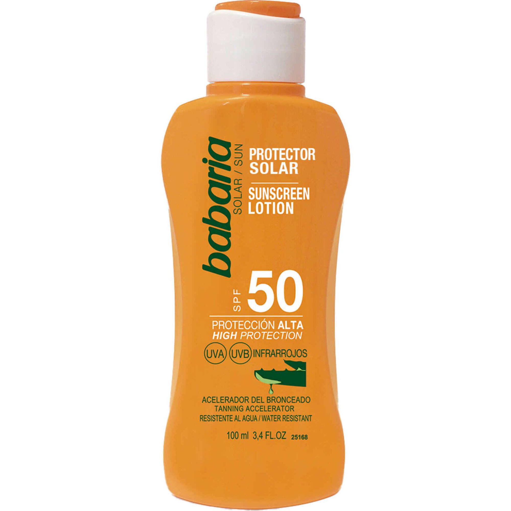 Protetor Solar Loção Aceledor do Bronzeado FPS 50