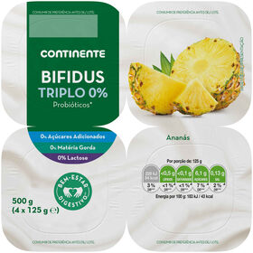 Iogurte Bifidus Triplo 0% Ananás sem Lactose