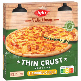 Pizza Massa Fina Fiambre e Queijo