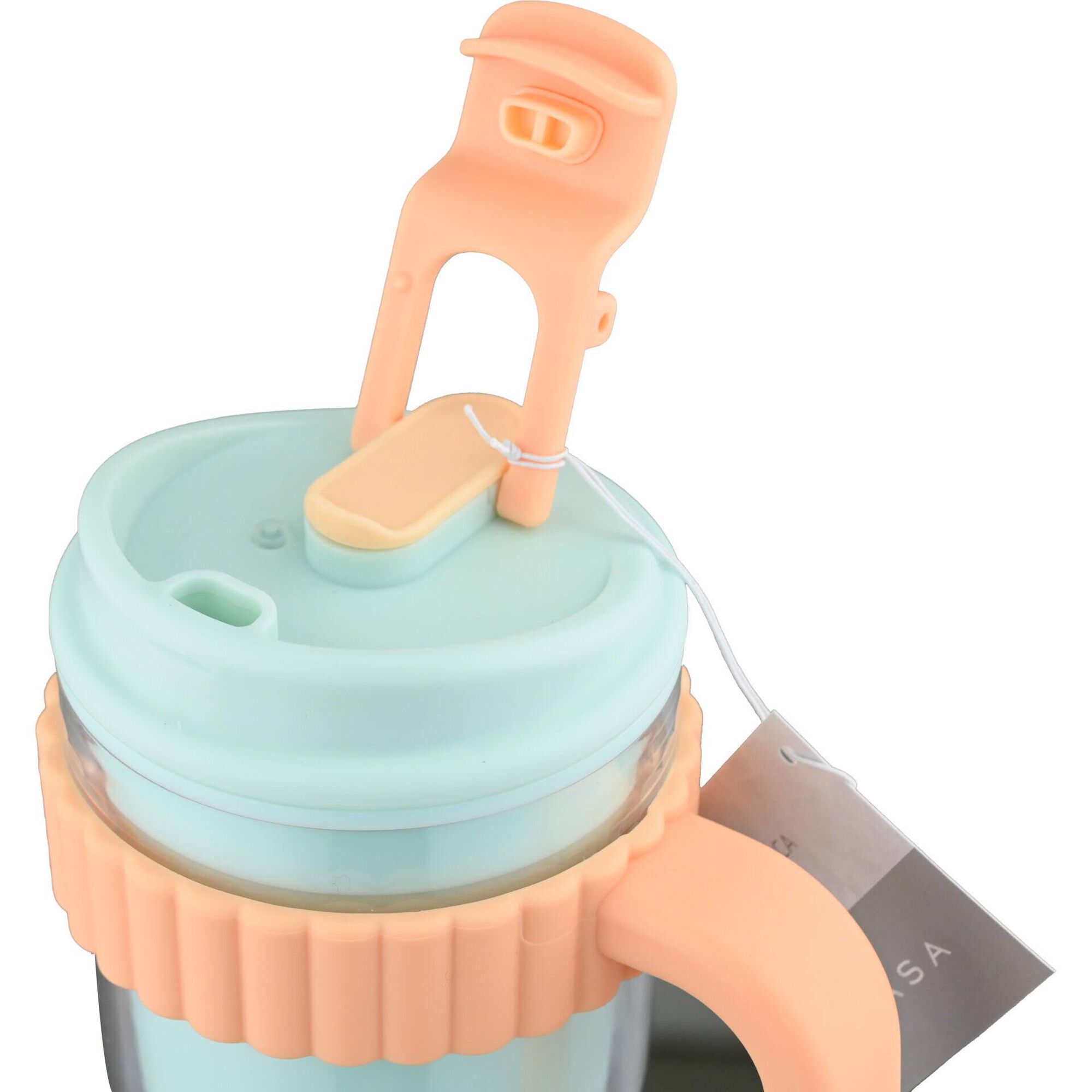 Caneca Happiness 900ml Menta e Laranja