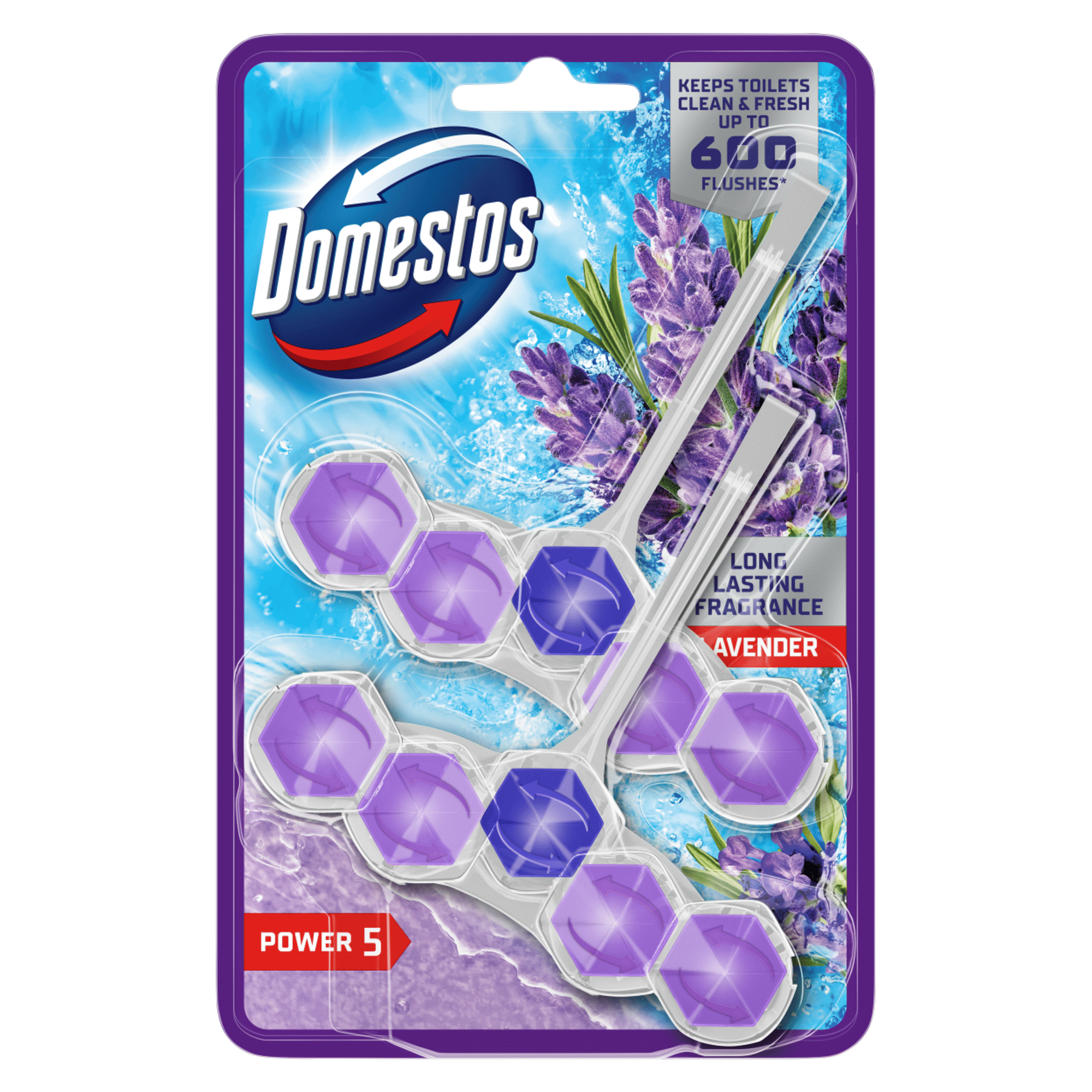 Bloco Sanit&aacute;rio Power 5 Lavanda Domestos