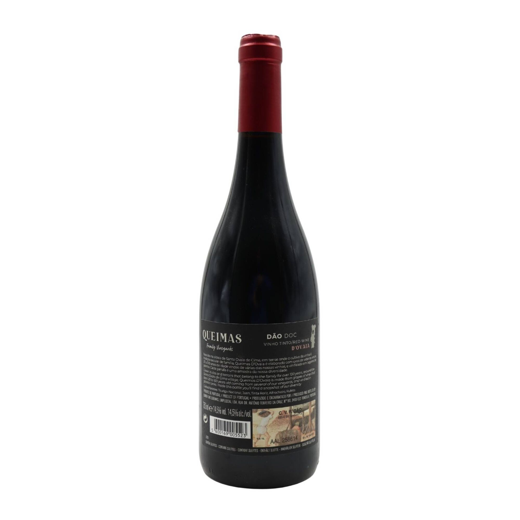 Queimas D&atilde;o Vinho Tinto
