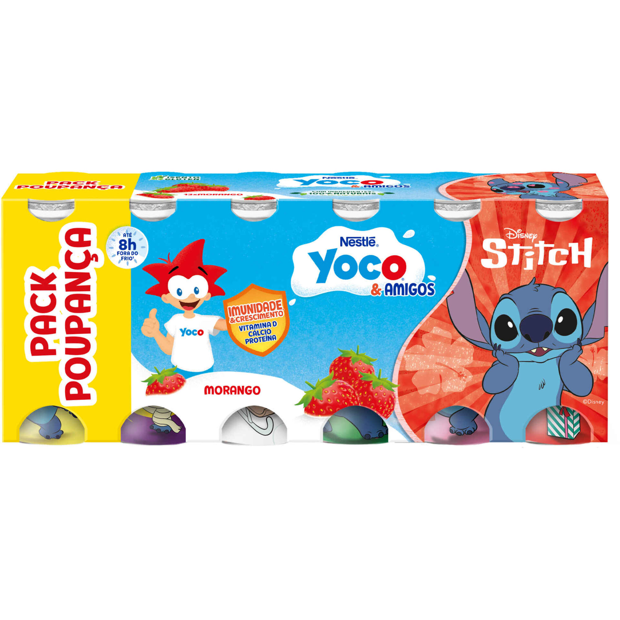Iogurte L&iacute;quido Morango Infantil Yoco