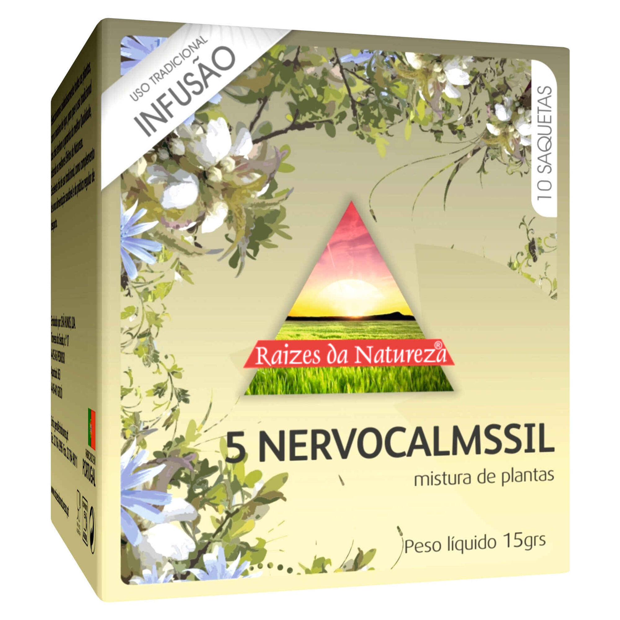 Infus&atilde;o N&ordm;5 Nervocalmssil Saquetas Ra&iacute;zes da Natureza