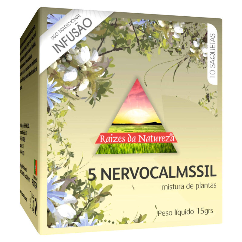 Infusão Nº5 Nervocalmssil Saquetas Raízes da Natureza