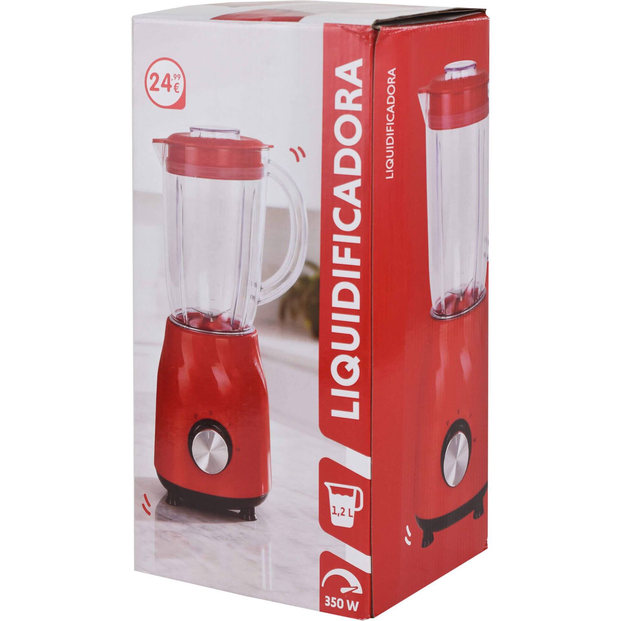 Liquidificadora 350W Vermelha Bazar&atilde;o
