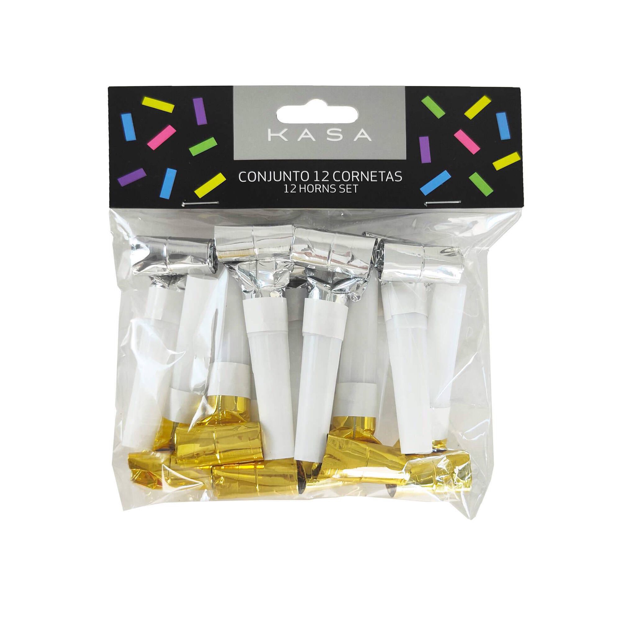 Conjunto 12 Cornetas Fim de Ano