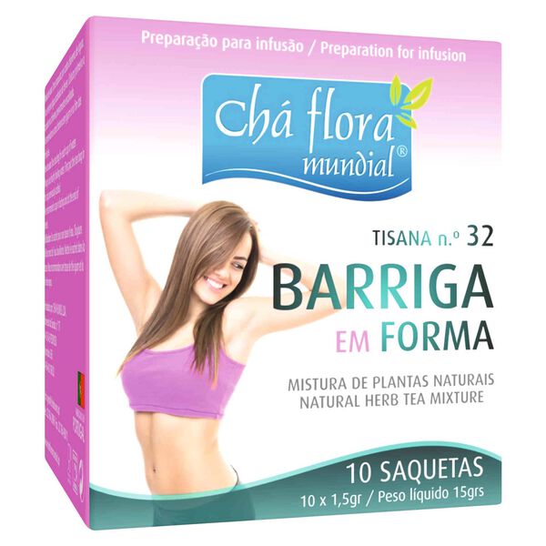 Infusão Barriga em Forma Saquetas Flora Mundial