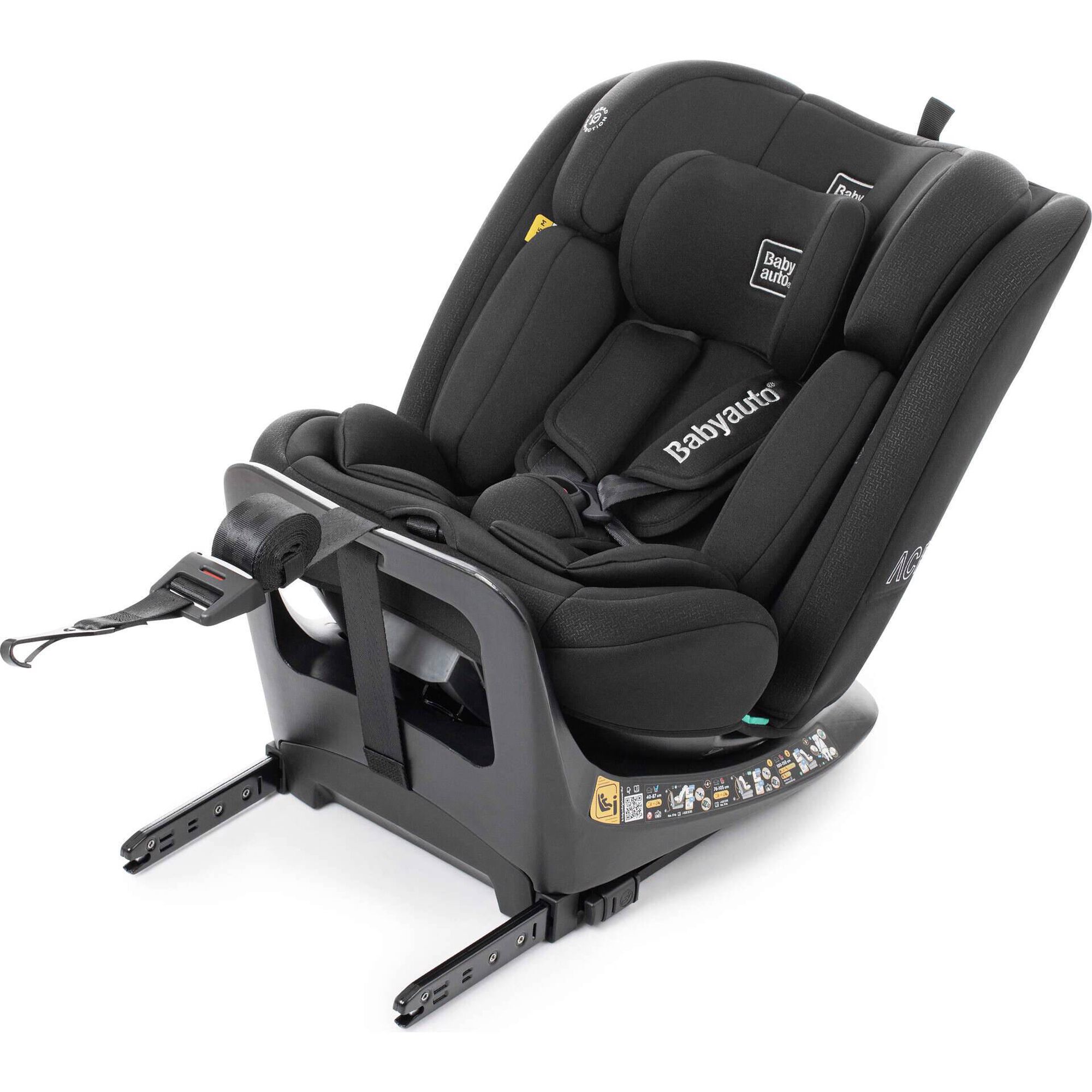 Cadeira Auto I-Size 40-150 Across Preta Babyauto