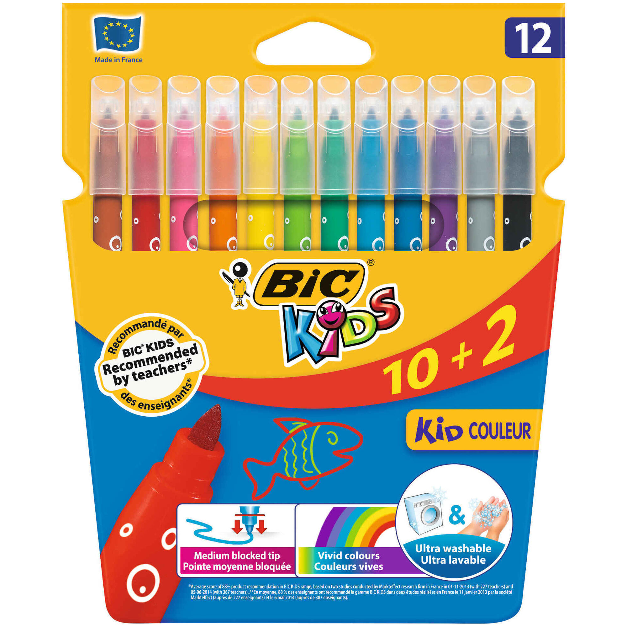 Marcadores de Feltro Kid Couleur