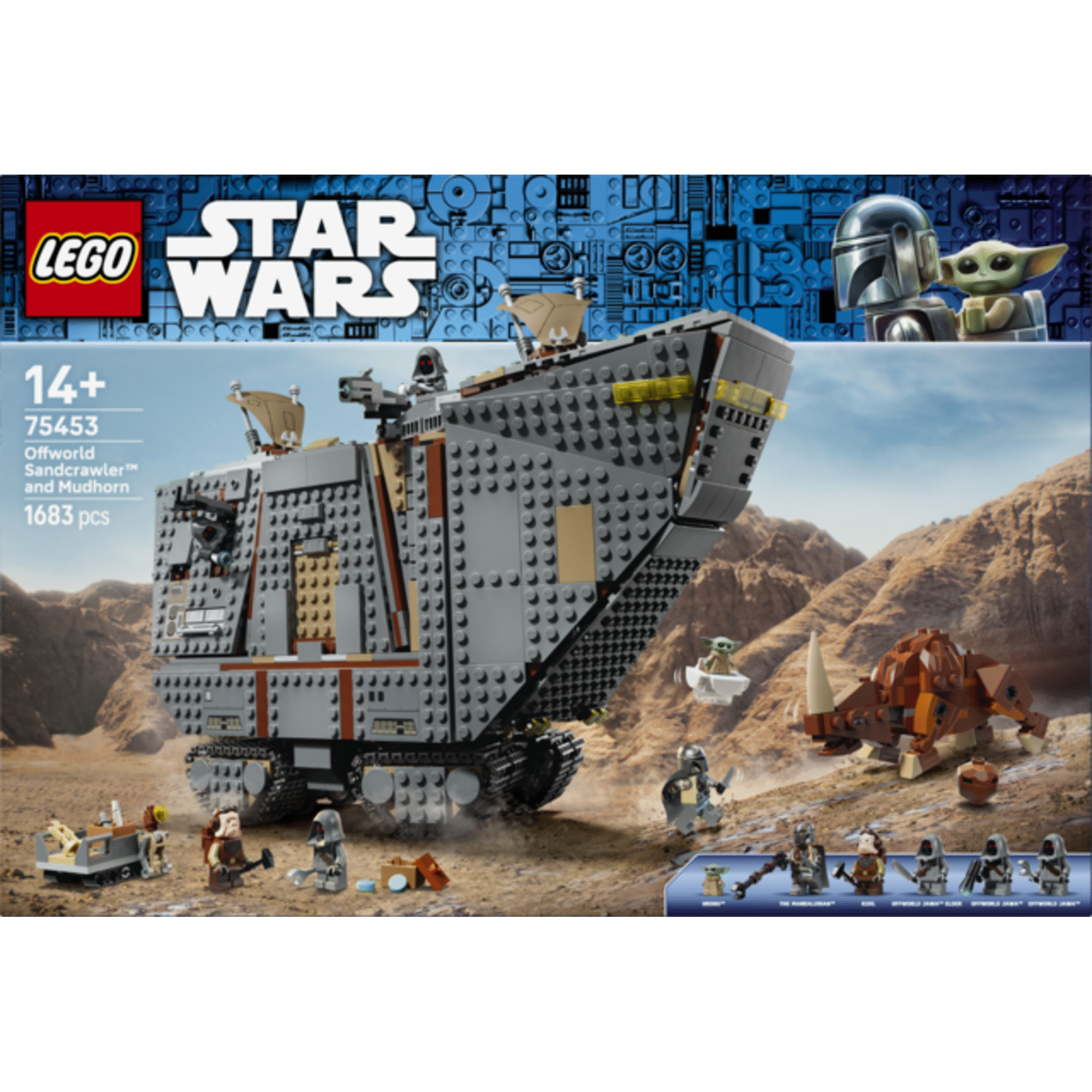 LEGO Star Wars - Sandcrawler Offworld e Mudhorn - 75453