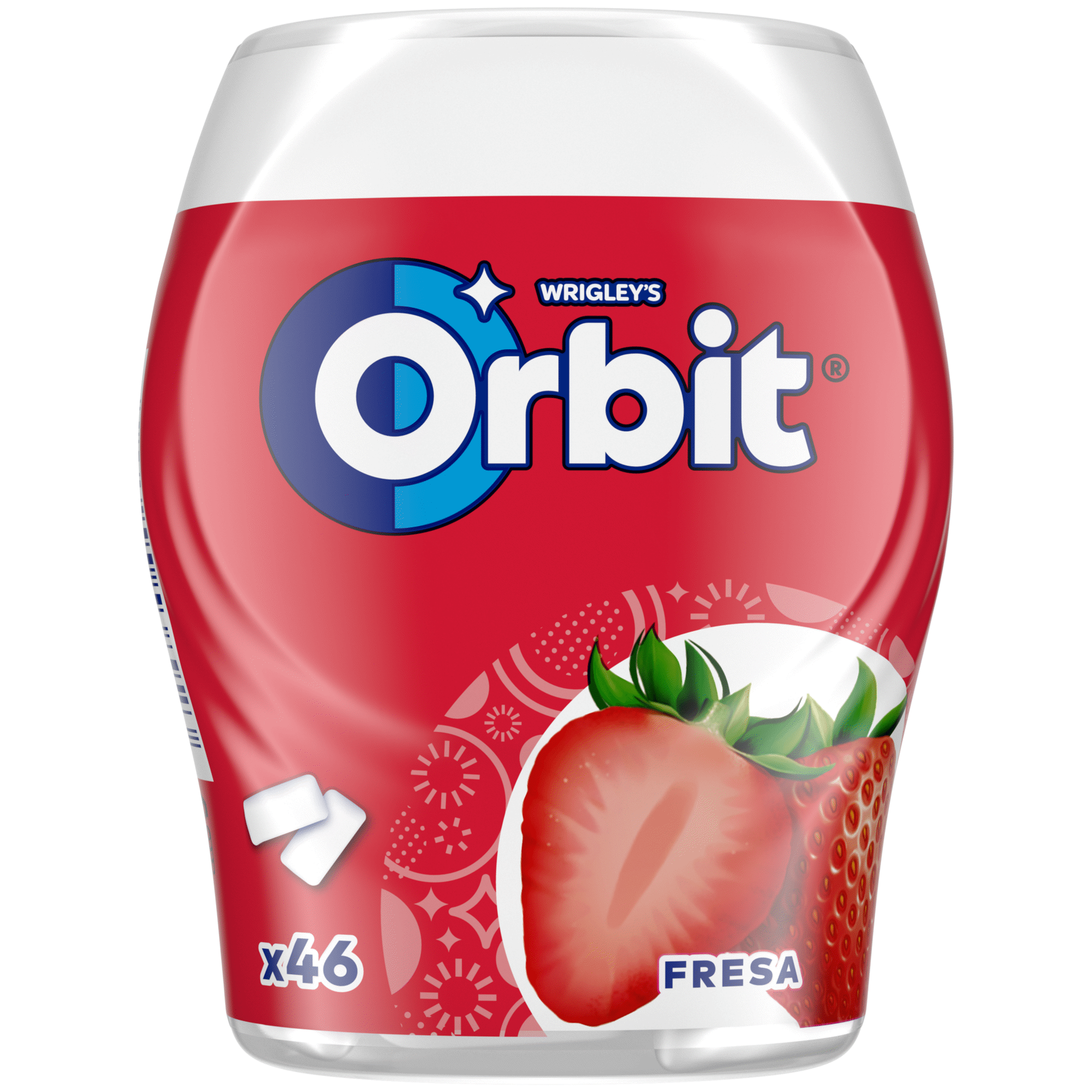 Pastilhas El&aacute;sticas Morango Orbit