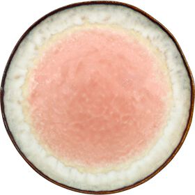 Prato Sobremesa Rosa e Bege Machico