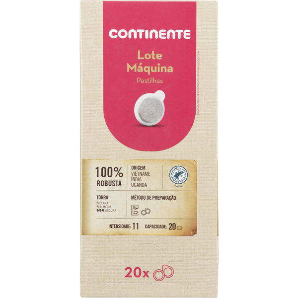 Pastilhas de Café Moído Torrado Int 11 Continente