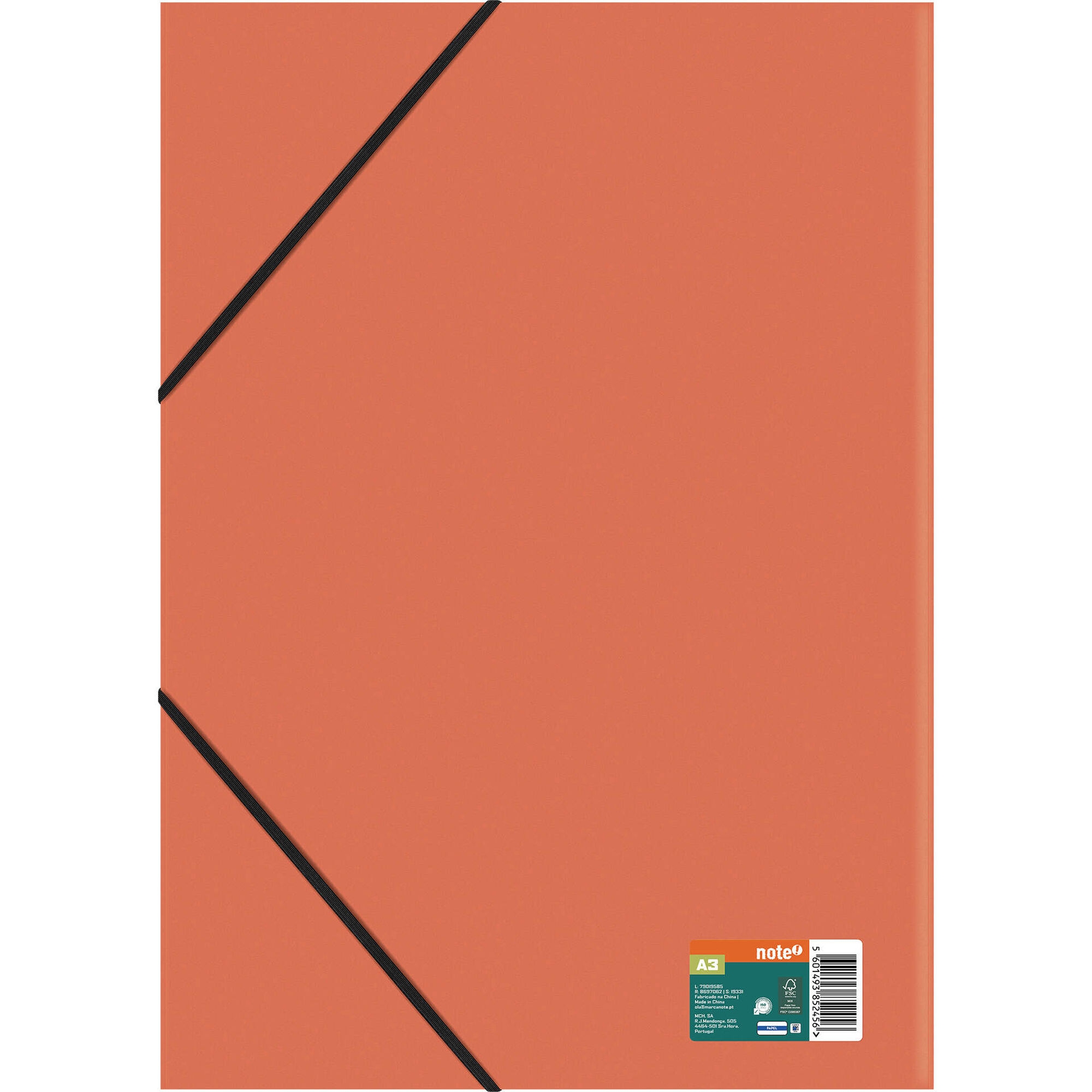 Capa com El&aacute;stico A3 (v&aacute;rias cores) Note!