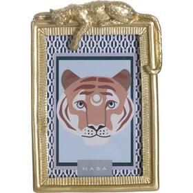 Moldura Dourada Tigre 10x15cm