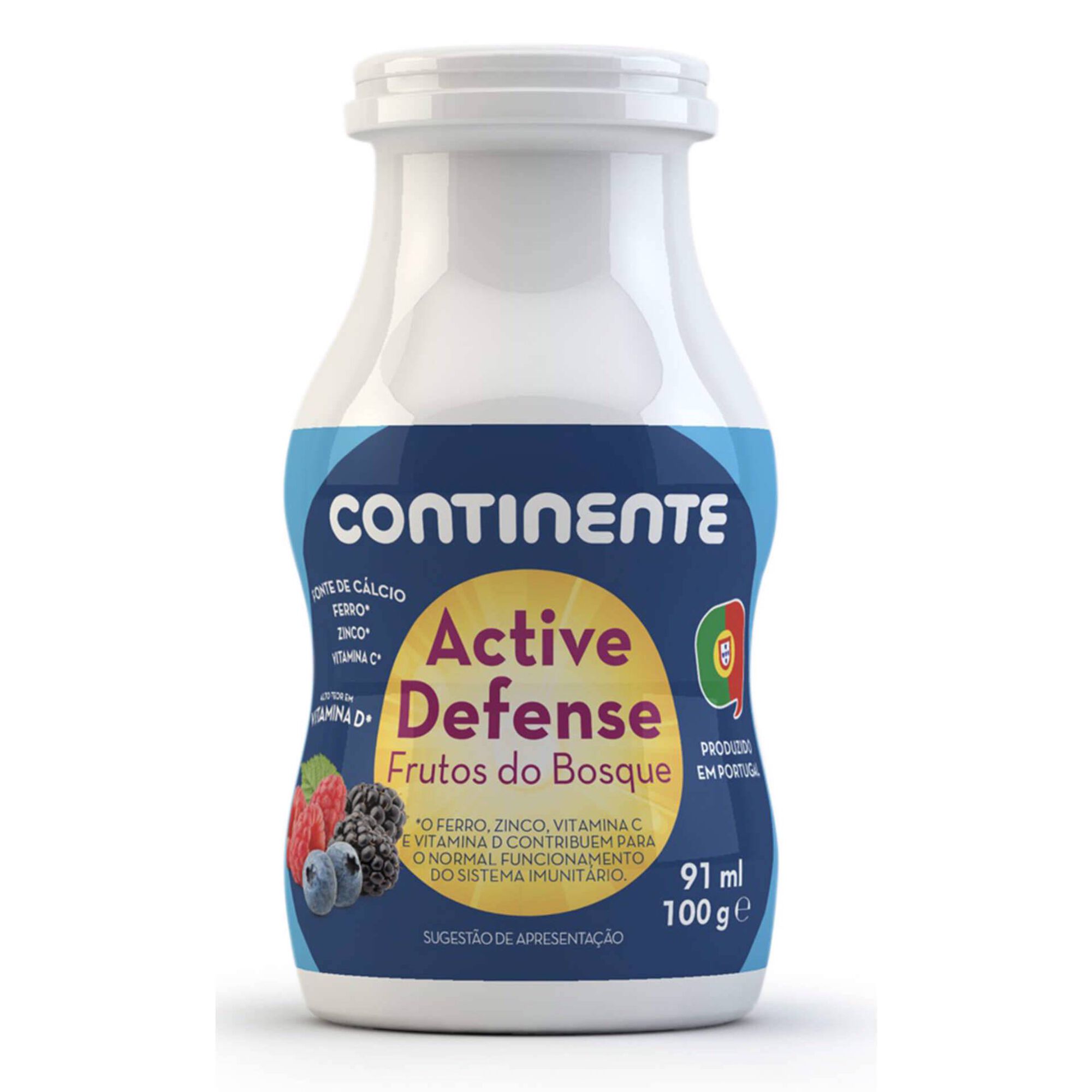 Iogurte Líquido Active Defense Frutos do Bosque