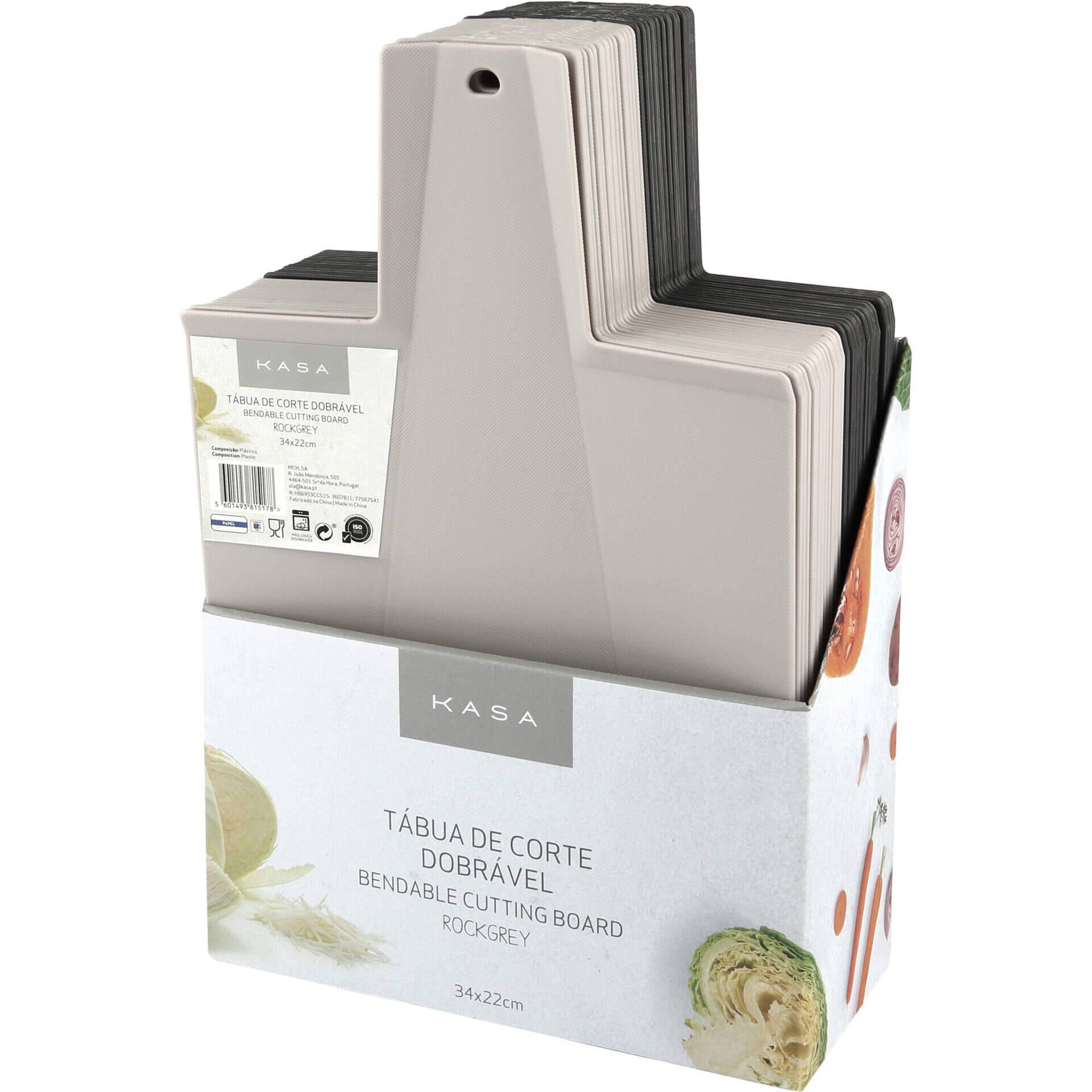 T&aacute;bua de Corte 34x22cm Dobr&aacute;vel Kasa (v&aacute;rios modelos)