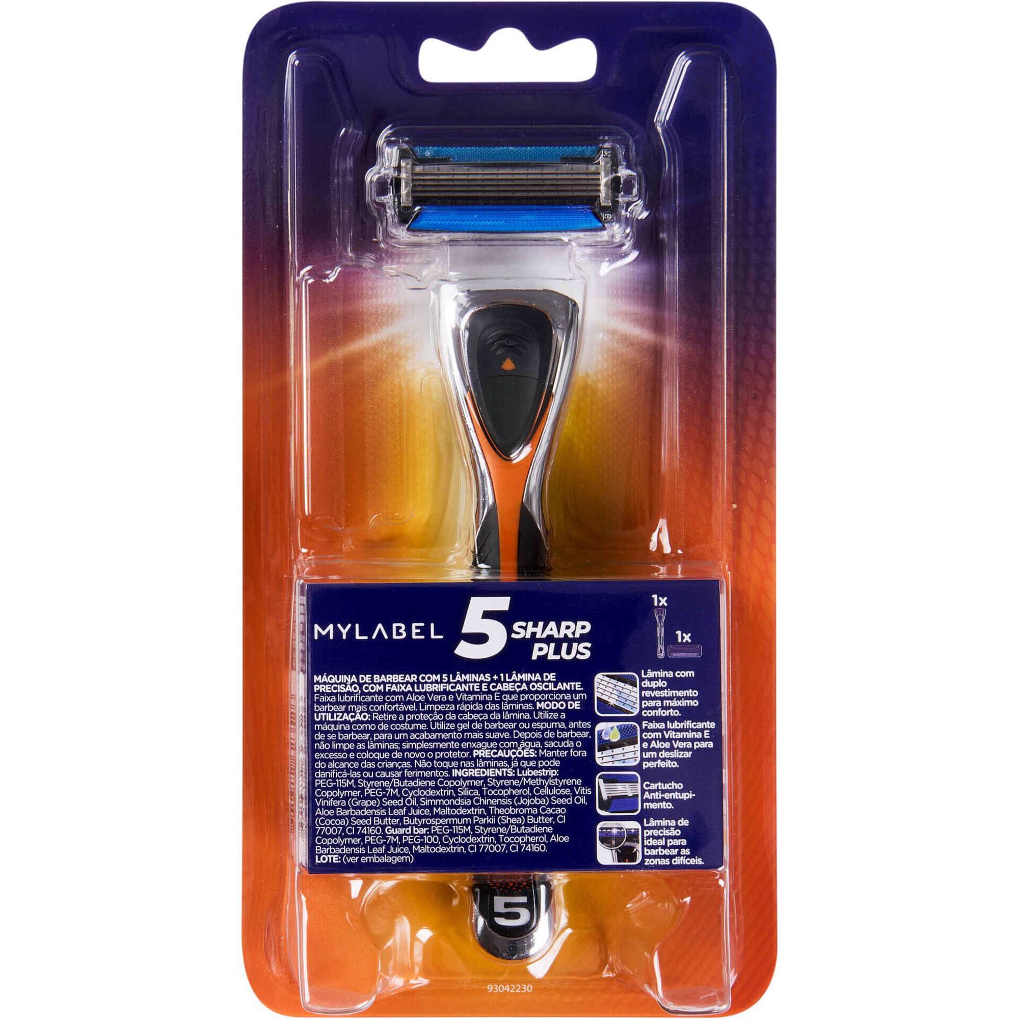 M&aacute;quina de Barbear 5 Sharp Plus MYLABEL