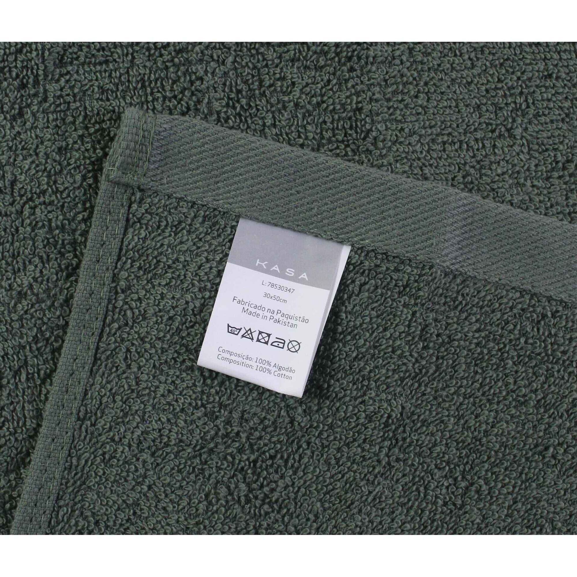 Toalha Bid&eacute; Suave Verde Kasa
