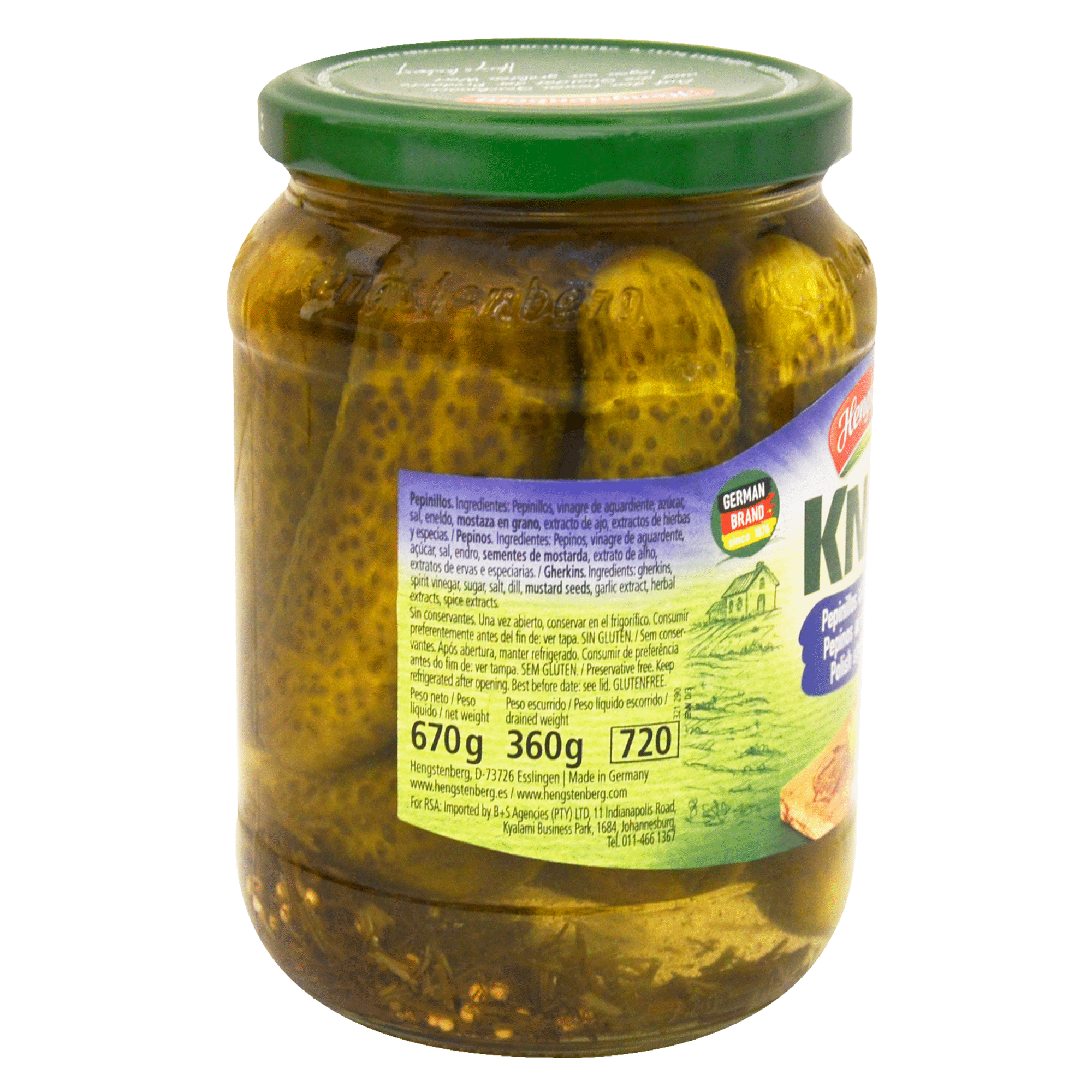 Pepino em Vinagre e Coentros sem Glúten