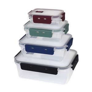 Conjunto 4 Caixas Herméticas Grande Bestlock Kasa