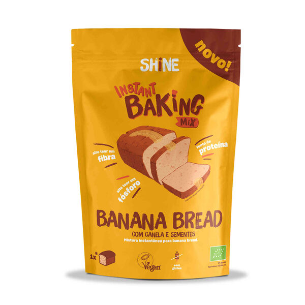 Mistura para Banana Bread Biológica sem Glúten Shine