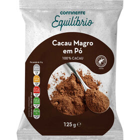 Cacau Magro em P&oacute; Continente Equil&iacute;brio