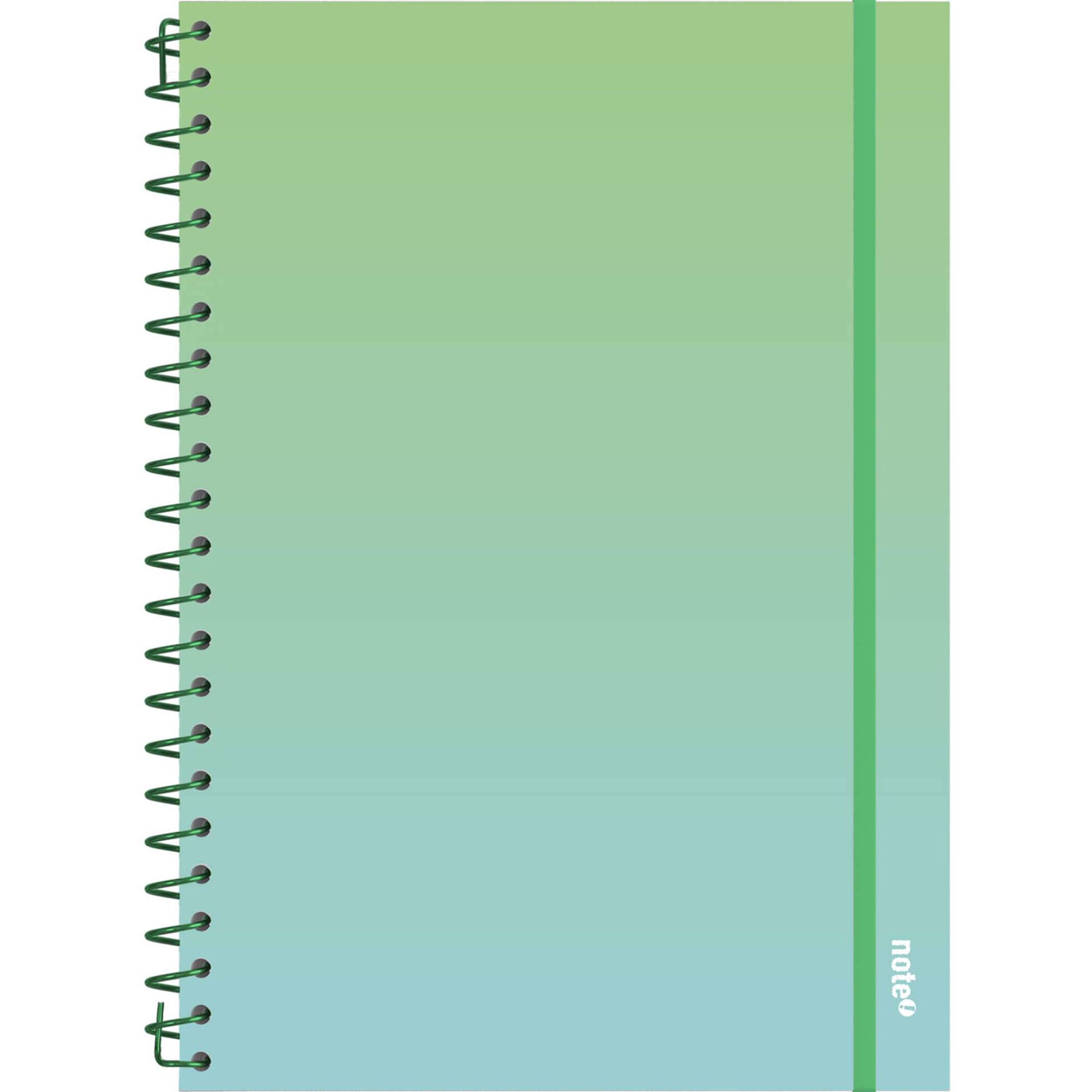 Caderno A4 100 Folhas Iris Quadriculado (v&aacute;rias cores) Note!