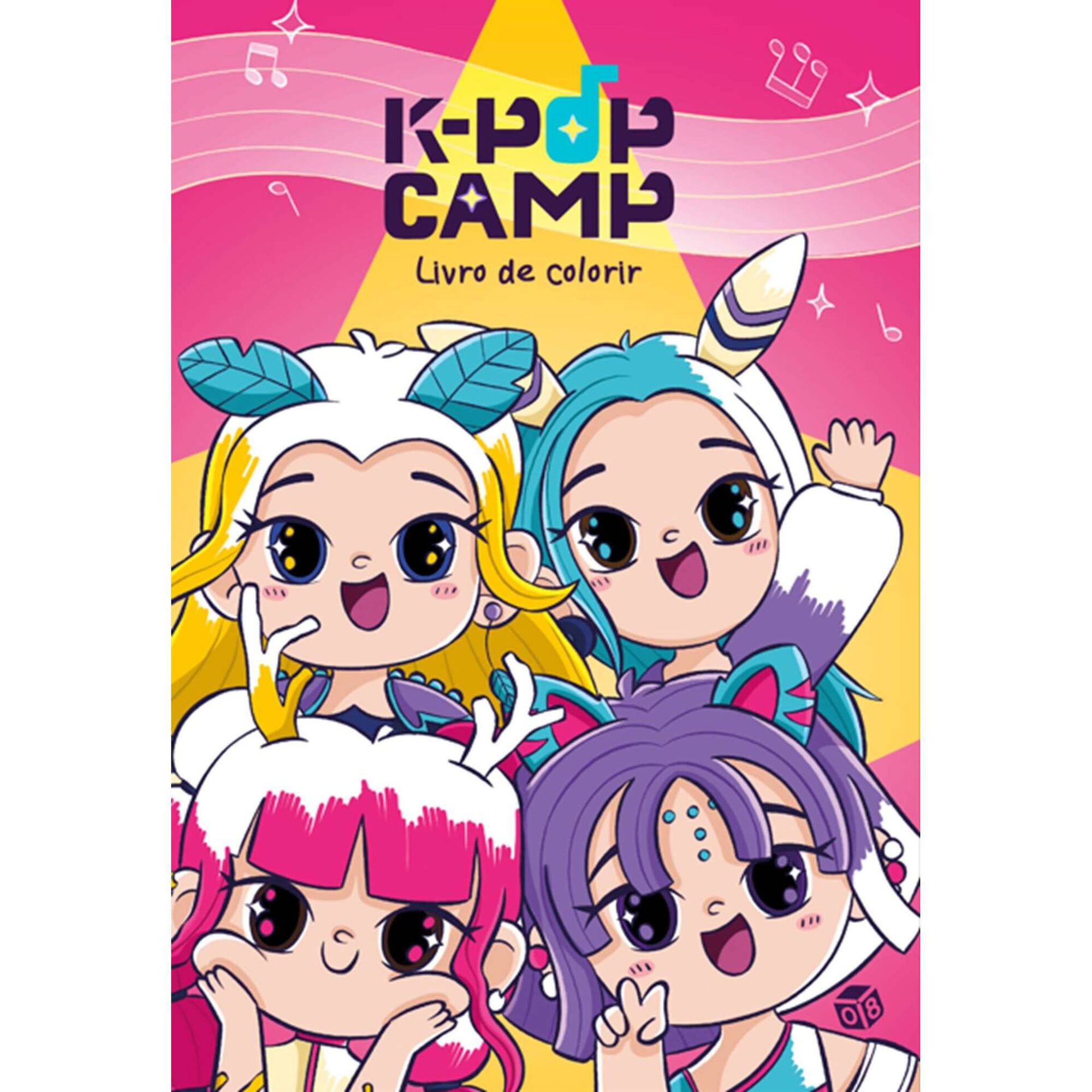 K-Pop Camp - Livro de Colorir