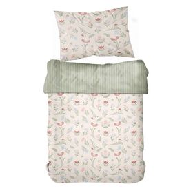 Conjunto Capa Edredão Microfibra 160x220cm Plantópia Conjunto Capa Edredão Microfibra 160x220cm Plantópia